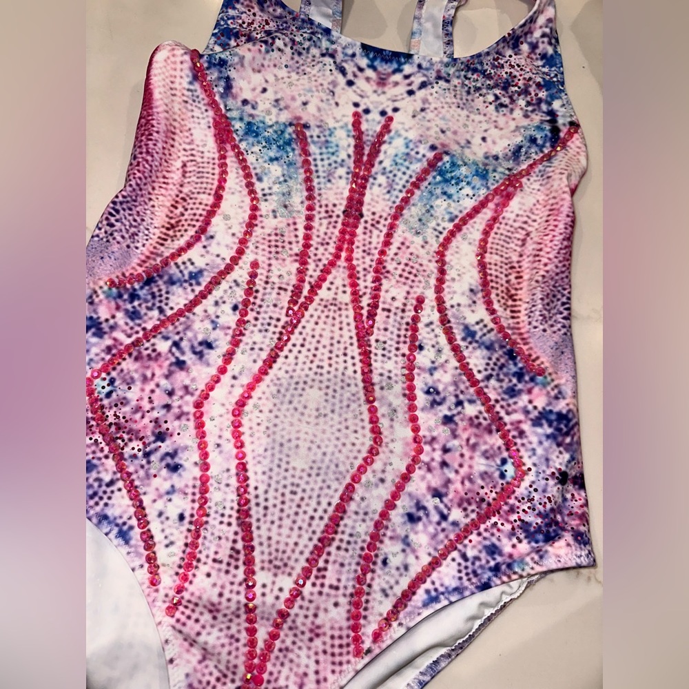 Taylor Swift lookalike Lover Bodysuit with rhinestones